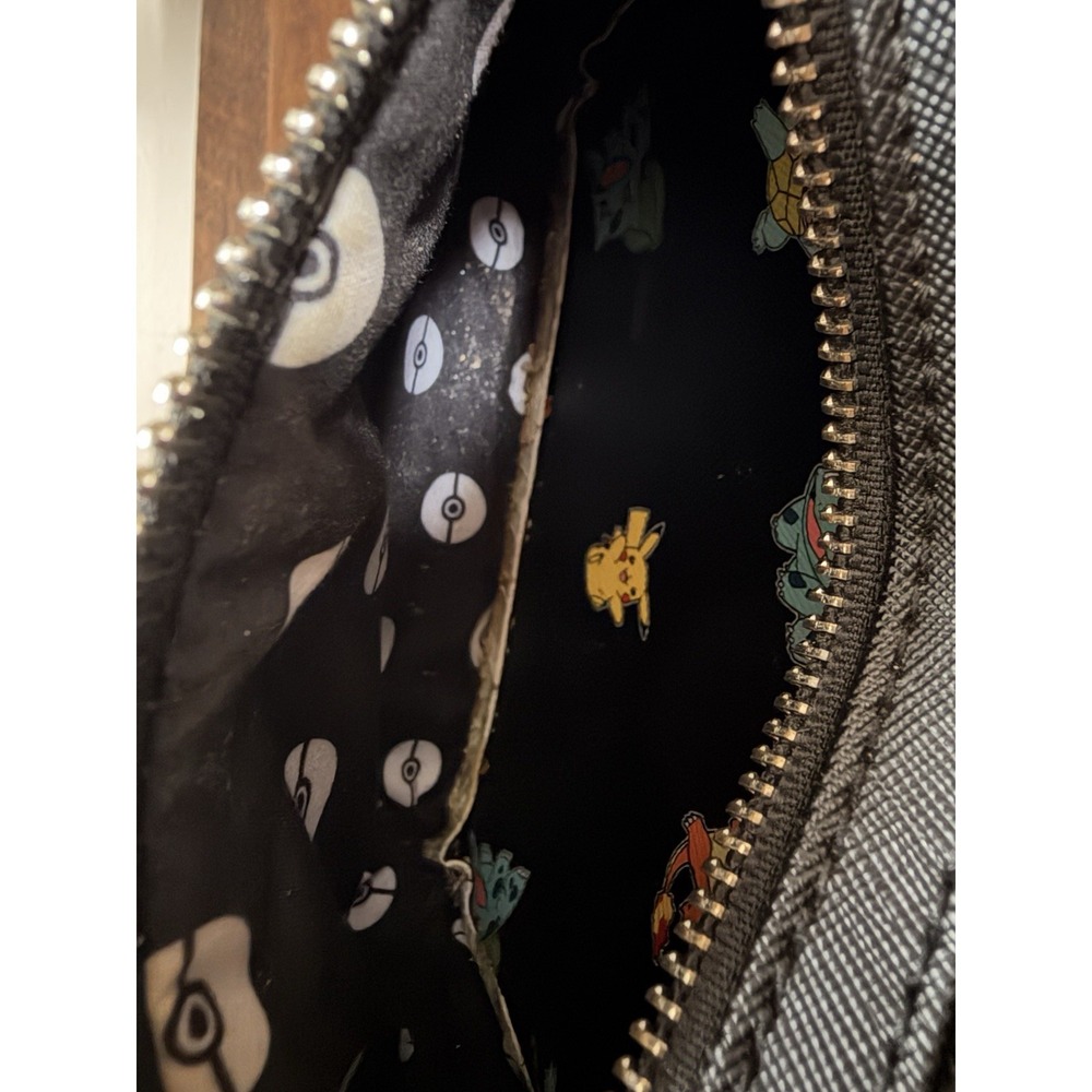 Loungefly Pokémon Mini Backpack Pikachu Bulbasaur Charmander Squirtle READ - Picture 10 of 16